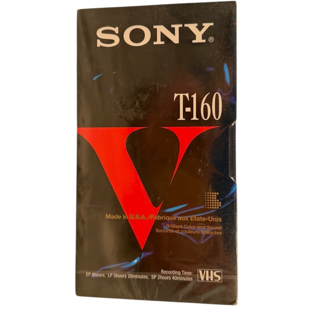 VTG Sony T-160Vc Archiving Dubbing VHS Video Cassette Tape High Grade Sealed